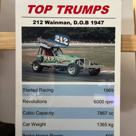 Top Trumps Card: 212 Frankie Wainman Snr item