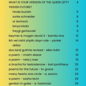ZINE: Queer Lefty Yiddish Futures קװיר־לינק־ידיש צוקונפֿטן item