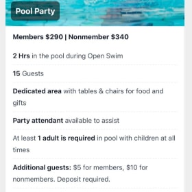 Alaska Club Pool Party Gift Certificate item