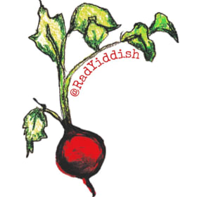 STICKER: Rad Yiddish Radish (from the Datsha) דאַטשע רעטעך item