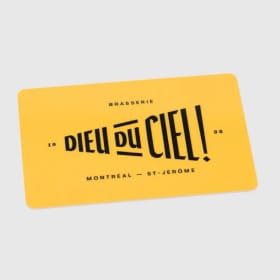 Carte cadeau Dieu du Ciel item