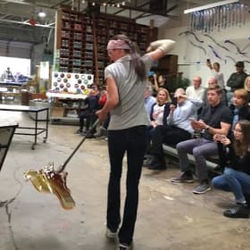 Carlyn Ray Custom Glass Bowl and Glass Blowing Class item