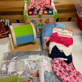 Baby shower basket item