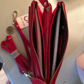 red leather wallet JOLI item