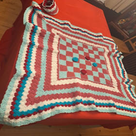 Checkerboard Afghan item