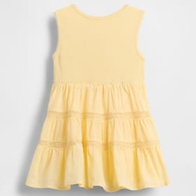 GAP Lace-Trim Yellow Dress & GAP Butterfly PJ Set (2T) item