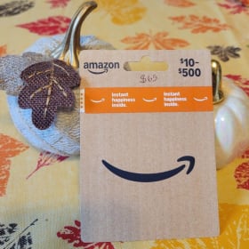 $65 Amazon Gift Card item