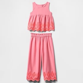GAP Eyelet Poplin Set & GAP Rash Guard Swimsuit (18-24m) item