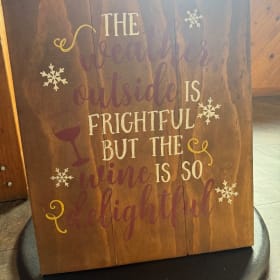 Festive Wine Sign item