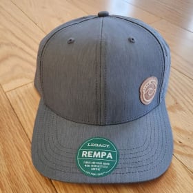 Cape Arena Performance Cap with Leather Patch - Charcoal item