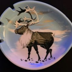 Painted Alaskan Art Ashtray item