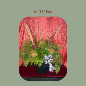 Winter Porch Pot #1 item