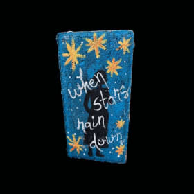 “When Stars Rain Down” Hand-Painted Brick - Limited Qtys. item