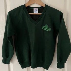 V-neck Sweatshirt w/logo s.SMALL item