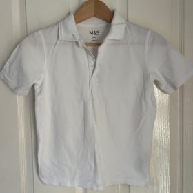 White SS polo shirt no logo s.5 years (TU Clothing) item