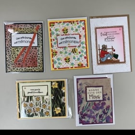 Lots de cinq cartes (lot 5) item