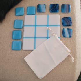 Melded Glass Tic Tac Toe item