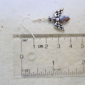 Angel Wings Crystal Earrings item