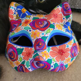 Painted Cat Mask item