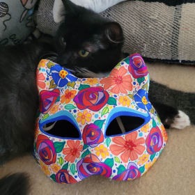 Painted Cat Mask item