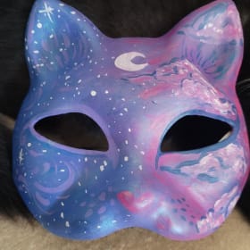 Painted Cat Mask item