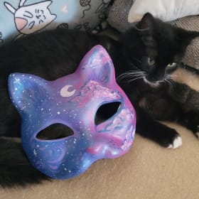 Painted Cat Mask item