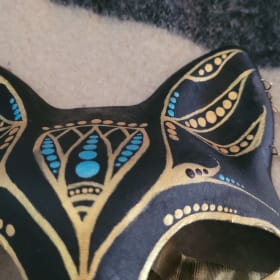 Painted Cat Mask item