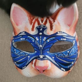 Painted Cat Mask item