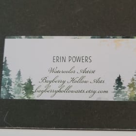 Watercolor Road in Painted Frame item