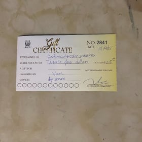 Custom Cut & Color Salon & spa Gift Card item