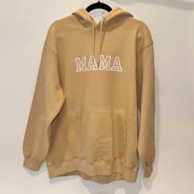 Cream MAMA Hoodie - size L item