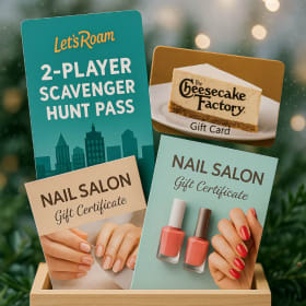 Escape for Two (Let's Roam, Cheesecake Factory, Manicures) item