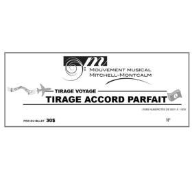 Billet de tirage item