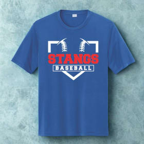 Stangs Baseball Blue Tee item