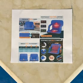 Heated Bleacher Chairs (2) item