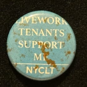 Livework Tenants Support Me - NYCLT Button item