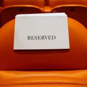 2 SECOND ROW SEATS: Right side (facing the stage) item