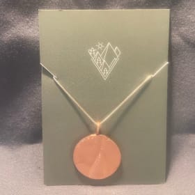Copper pendant necklace item