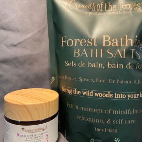 Bath salts and face cream item