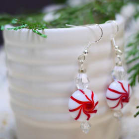 Candy Cane Earrings item
