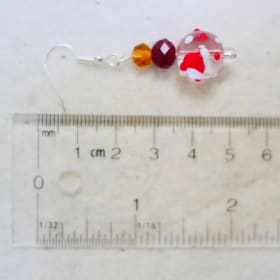 Lampwork Glass Beads Earrings item