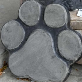 Cement Paw Prints item