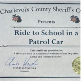 Ride to School in a Police Car (1) item