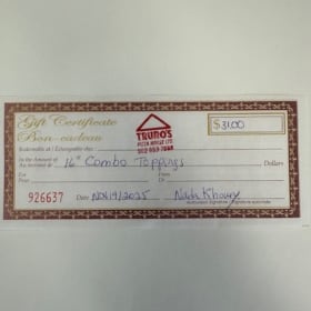 16" Combo Pizza item