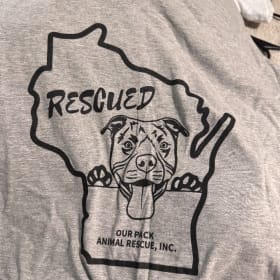 Heather Grey Wisconsin Rescued Tee item