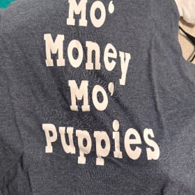 Grey Mo Money Mo Puppies Tee item