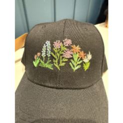Stitched Leaf Studio – Youth Hand-Embroidered Baseball Hat item