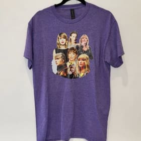 Taylor Swift Pink (L) and Purple (M) T-Shirts item