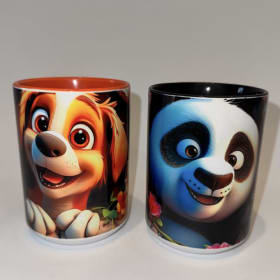 Custom Mugs - Dog and Panda item
