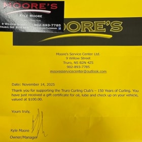 $100 - Moore's Service Center item